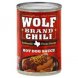 Wolf hot dog sauce Calories
