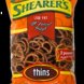 Shearers pretzel thins low fat Calories