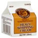 heavy whipping cream grade a, ultra pasteurized
