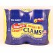 Snows chopped in clam juice clams snow 's Calories