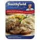 Smithfield paula deen meatloaf cheesy beef with mushroom gravy Calories