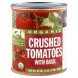 Woodstock Farms organic crushed tomatoes crushed tomatoes, with basil Calories