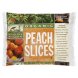 organic peach slices