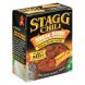 Stagg steak house chili no beans premium shredded beef chili Calories