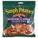 Simply Potatoes red potato wedges rosemary & garlic Calories