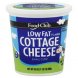 cottage cheese small curd, 1% milkfat, low fat