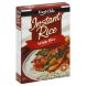 white rice instant