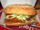 crispy chicken filet sandwich, with lettuce and mayonnaise