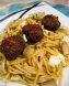 pasta with meatballs in tomato sauce, canned entree