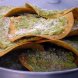 tostada with guacamole