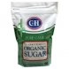 organic sugar certified, pure cane