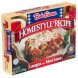 homestyle recipe lasagna with meat sauce