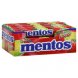 Mentos duo mint chewy, strawberry, lime Calories
