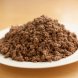 beef, ground, 75% lean meat / 25% fat, crumbles, cooked, pan-browned