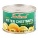Roland water chestnuts sliced, boiled in water Calories