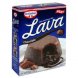 lava cake and sauce mix chocolate