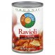 organic ravioli cheese, in a rich tomato sauce