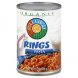 Full Circle organic pasta rings in a smooth tomato sauce Calories