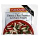 Hanover the silver line green & red peppers & onion strips premium Calories