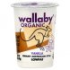 Wallaby vanilla organic lowfat Calories
