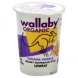 Wallaby banana vanilla organic lowfat Calories