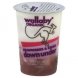 Wallaby organic yogurt lowfat, lots of fruit strawberries & cream Calories