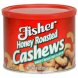 Fisher Nuts honey roasted cashews sweet roasted flavor Calories