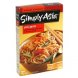 Simply Asia chili garlic noodles and sauce meal kits Calories
