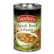 Baxters italian bean & pasta soups/healthy choice Calories