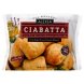 Alexia Foods artisan breads italian style rolls ciabatta, with rosemary and olive oil Calories