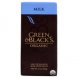 Green & Black's organic milk chocolate bars Calories