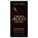 Green & Black's organic dark chocolate bittersweet, 70% Calories