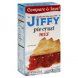 Jiffy pie crust mix crust mixes Calories