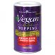 Galaxy Nutritional Foods vegan grated topping parmesan flavor Calories