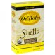 DeBoles organic shells organic short pasta Calories