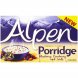 porridge blueberry, cranberry and nuts Alpen Nutrition info