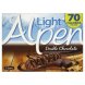 Alpen light double chocolate Calories