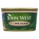 John West wild pink salmon tinned Calories