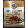 steel cut oats and chia with flax and rye flakes