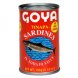 Goya tinapa sardines in tomato sauce, in hot sauce Calories