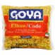 Goya enriched pasta elbow Calories