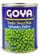Goya tender sweet peas Calories