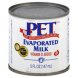 PET Dairy milk evaporated Calories