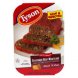 Tyson heat 'n eat seasoned beef meatloaf Calories