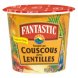 Fantastic Foods couscous with lentils bean soup cup soup cups Calories
