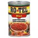 tomatoes diced, with habaneros, hot Ro-Tel Nutrition info