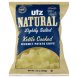 Utz natural potato chips gourmet, kettle cooked Calories