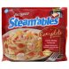 Pictsweet steam 'ables complete meals garlic shrimp fettuccini Calories