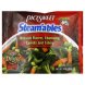 steam 'ables broccoli florets, edamame, carrots and celery