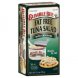 Bumble Bee tuna salad fat free, with crackers Calories